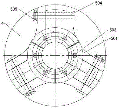 A kind of movable V-shaped thrust rod sealing cover crimping machine and its processing method