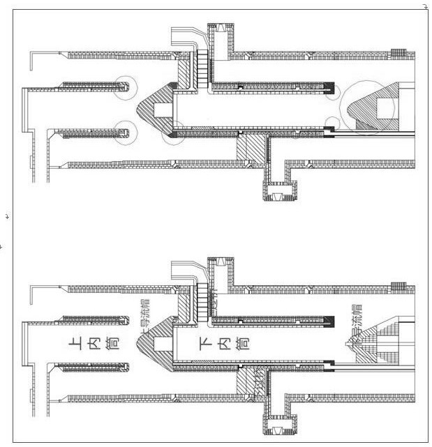 Method for realizing sectional replacement of refractory materials of sleeve kiln and prolonging kiln service life