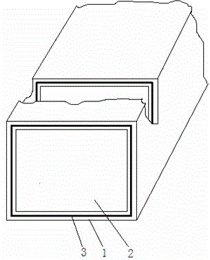 Plant fiber extruded product with internal weft ribs, extruder and production method