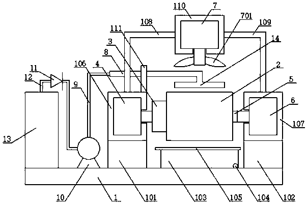 Wool pre-carding device for wool carding machine