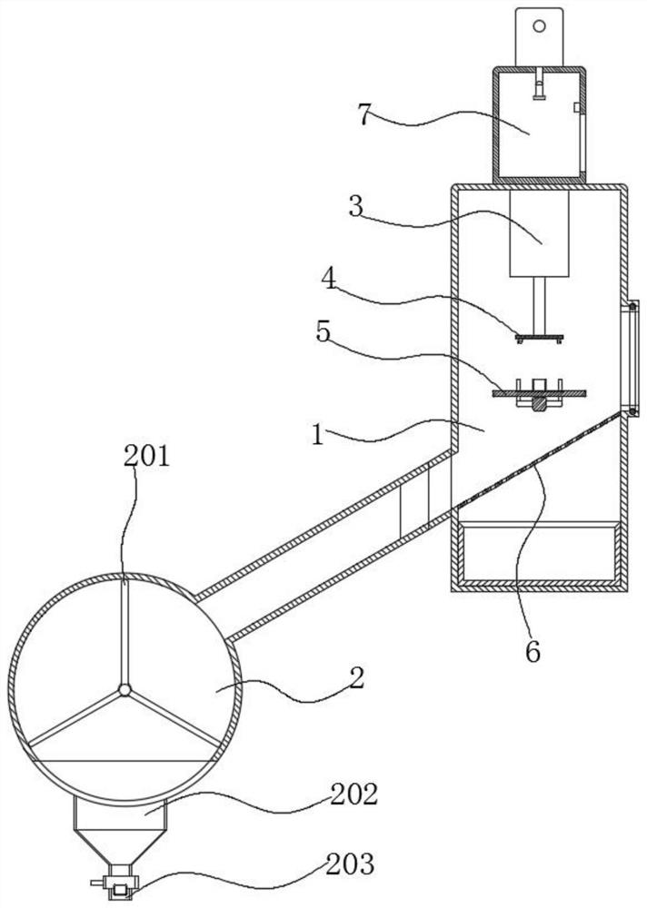 Waste mask treatment device based on environmental protection