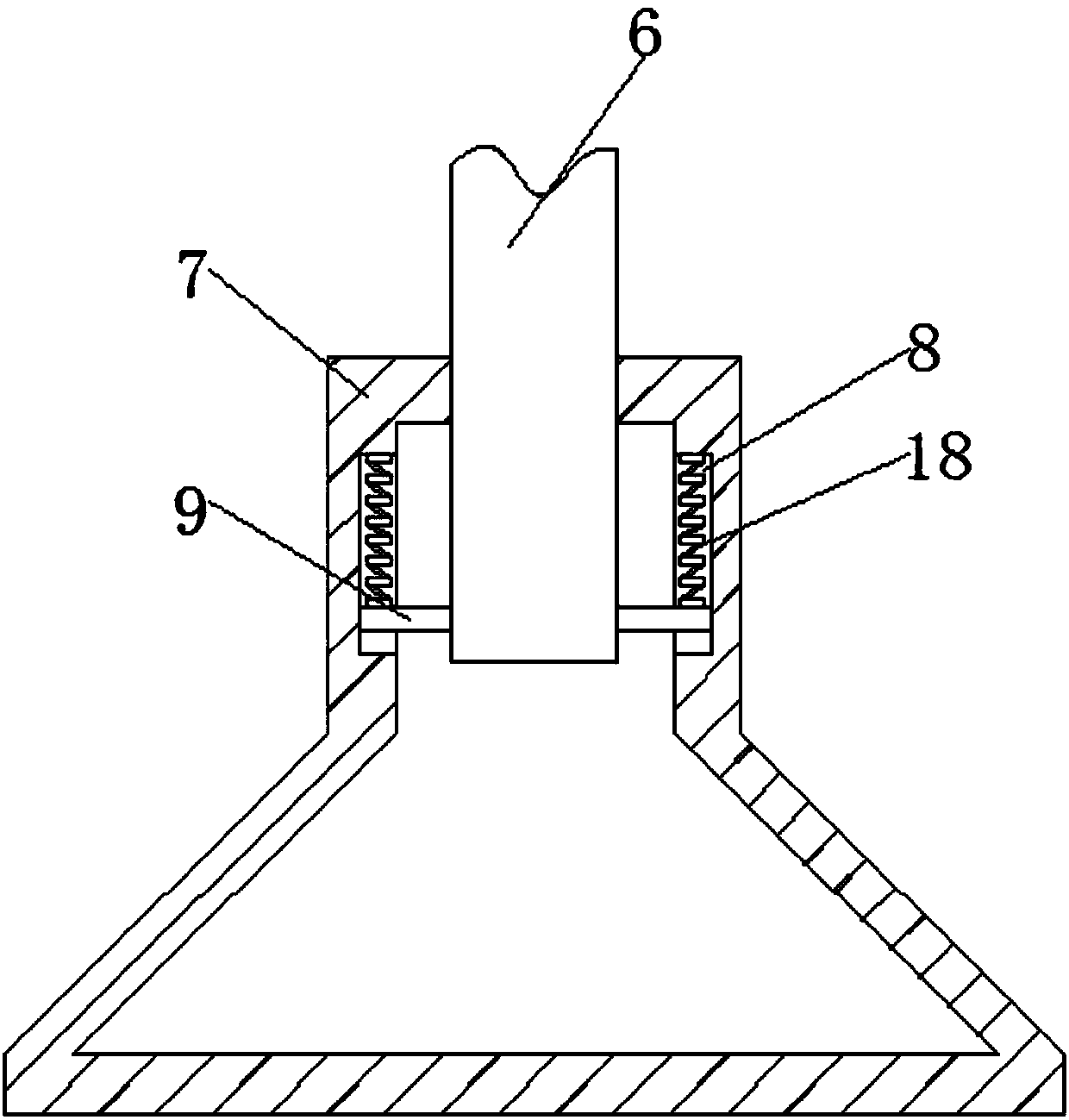 New energy automobile hub casting device