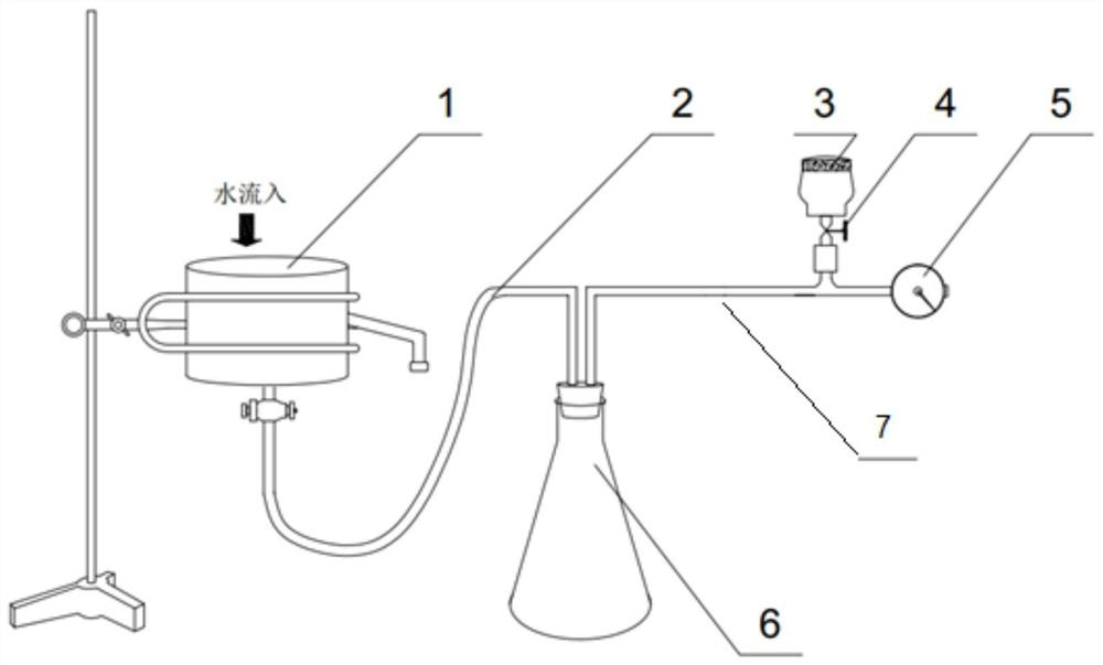 Device for measuring permeability of filter