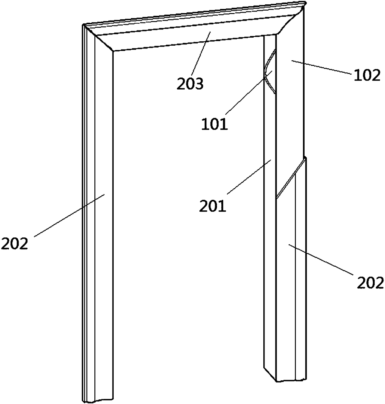 Elevator door pocket