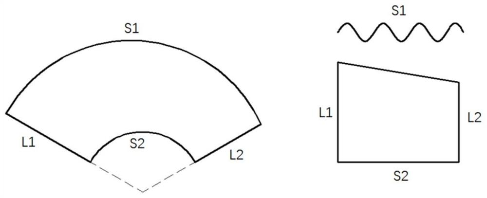 Variable-camber trailing edge sectional type wing rib and flexible skin supporting and connecting structure