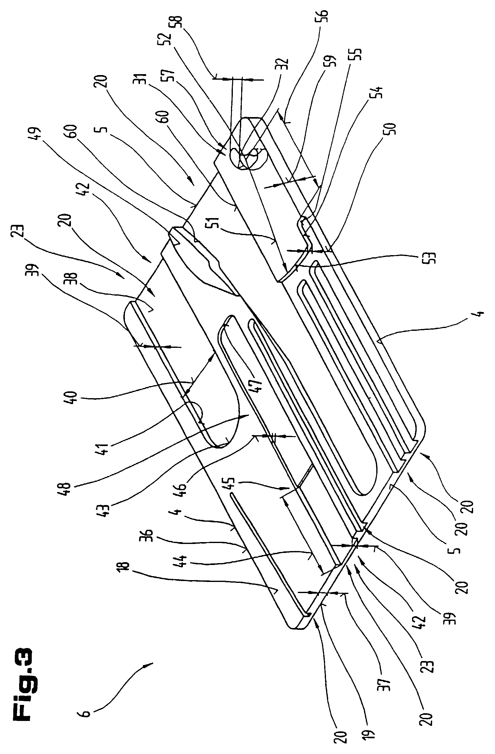 Card-shaped storage case for articles of daily use and/or consumer articles