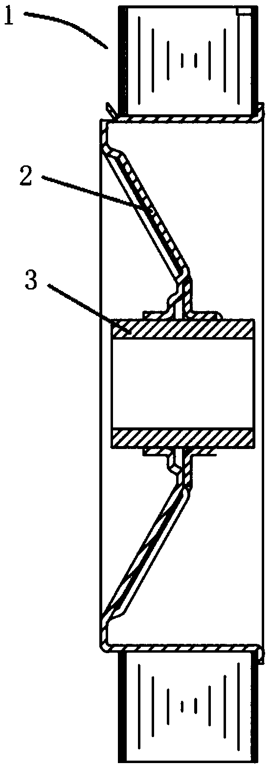 Electric vehicle hub motor stator and manufacturing method thereof