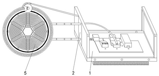 An industrial induction cooker core that takes into account circuit protection and efficient heating of the hob