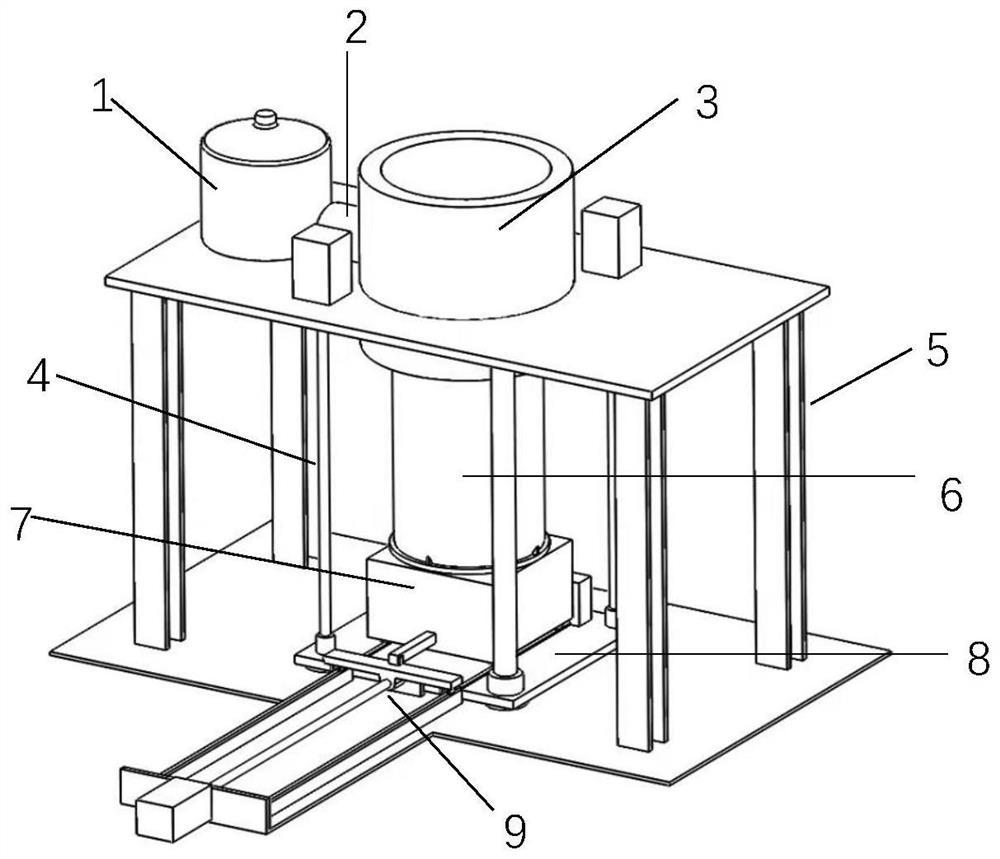 Segmented gamma scanning device for low-level radioactive waste barrels