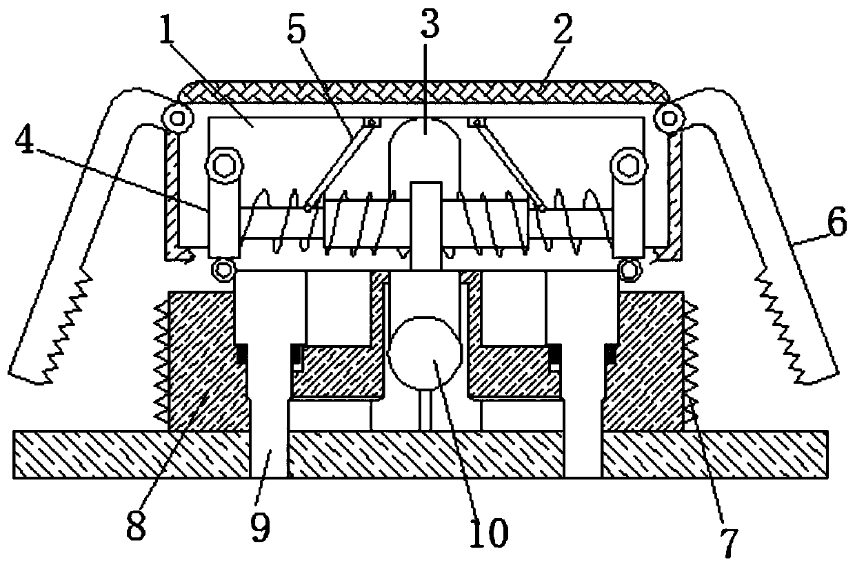 Industrial automatic and convenient fan installation device