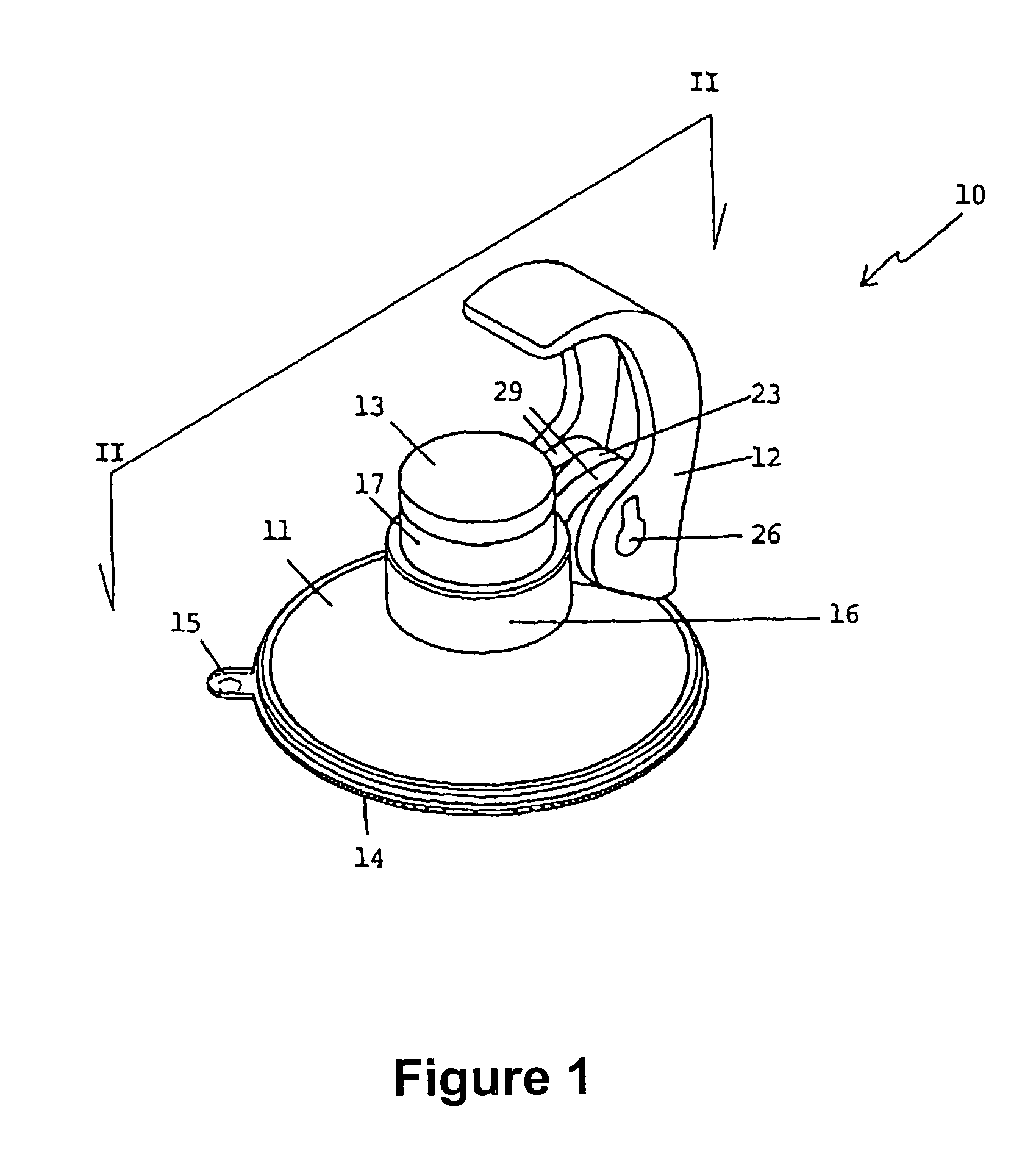 Suction-adhesive device