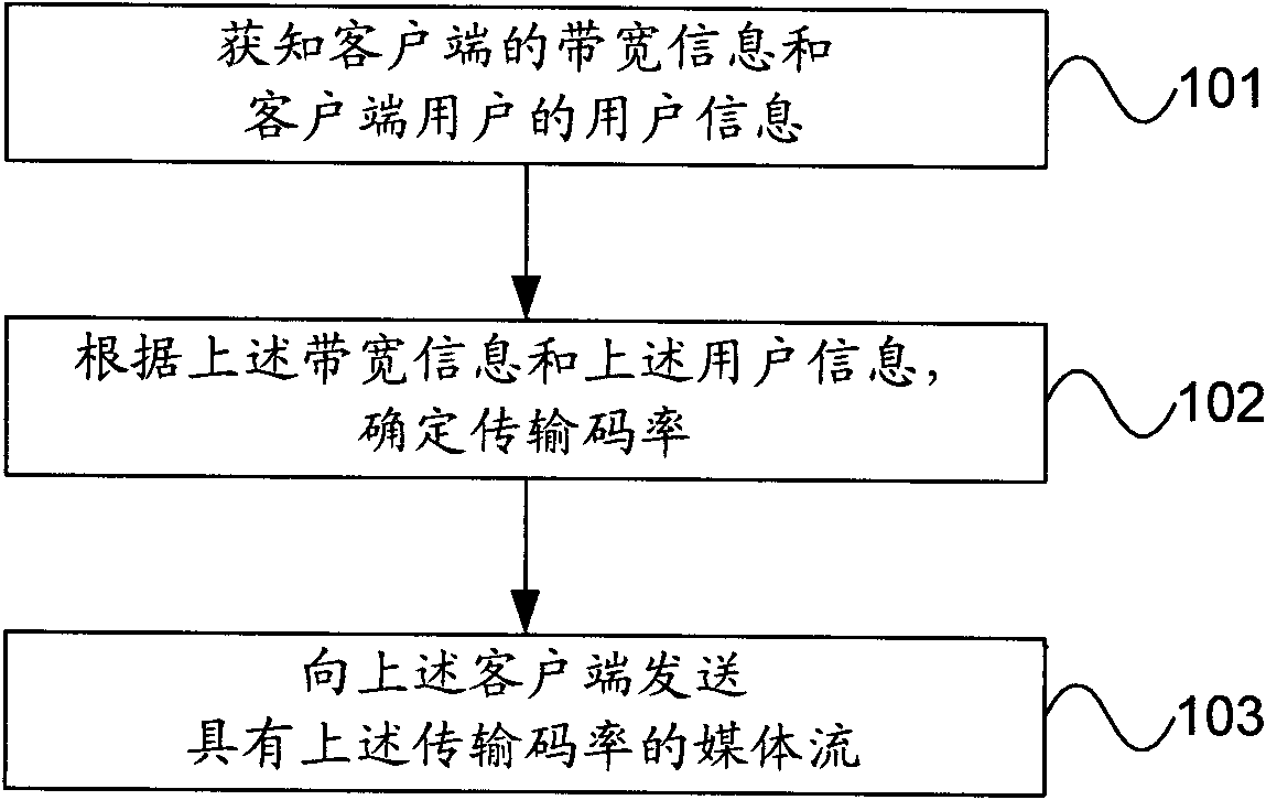 Media stream transmission method and device