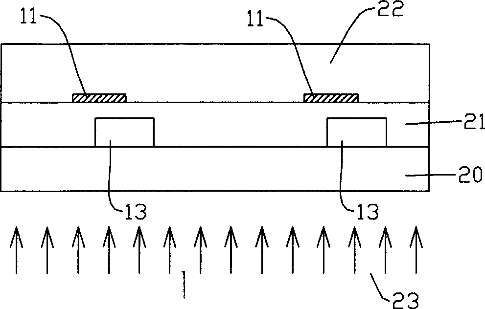 A process for making color filter