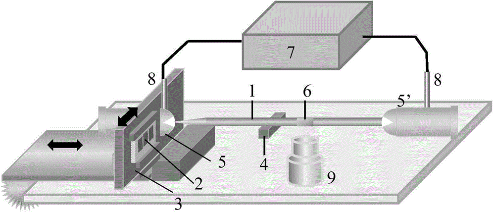 Micron-sized zone sampling method and device suitable for capillary tube