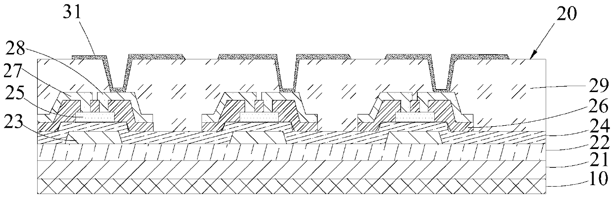 OLED substrate, production method of OLED substrate and flexible display device