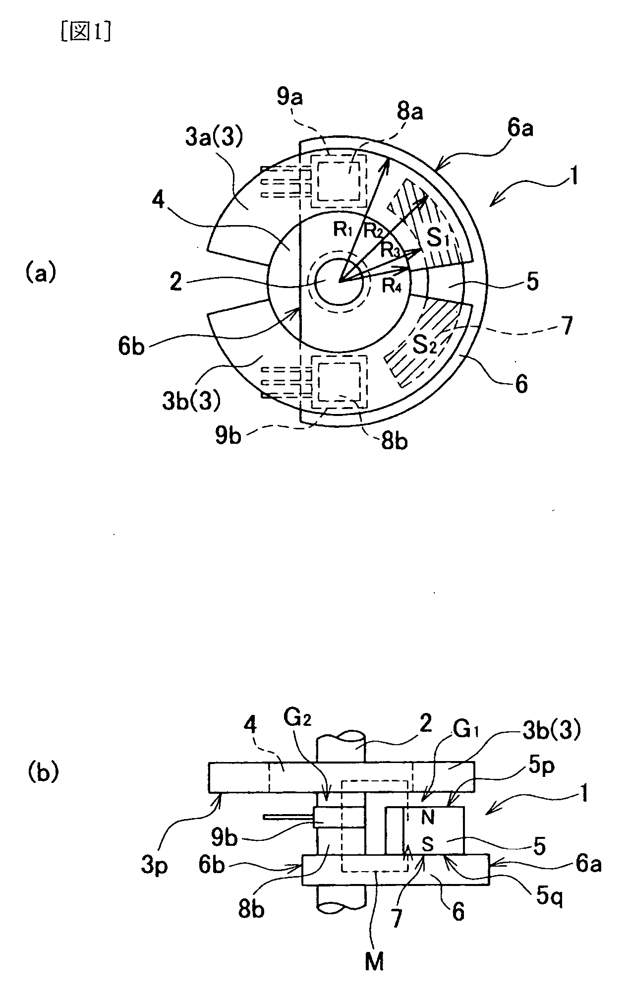 Rotation angle detection device