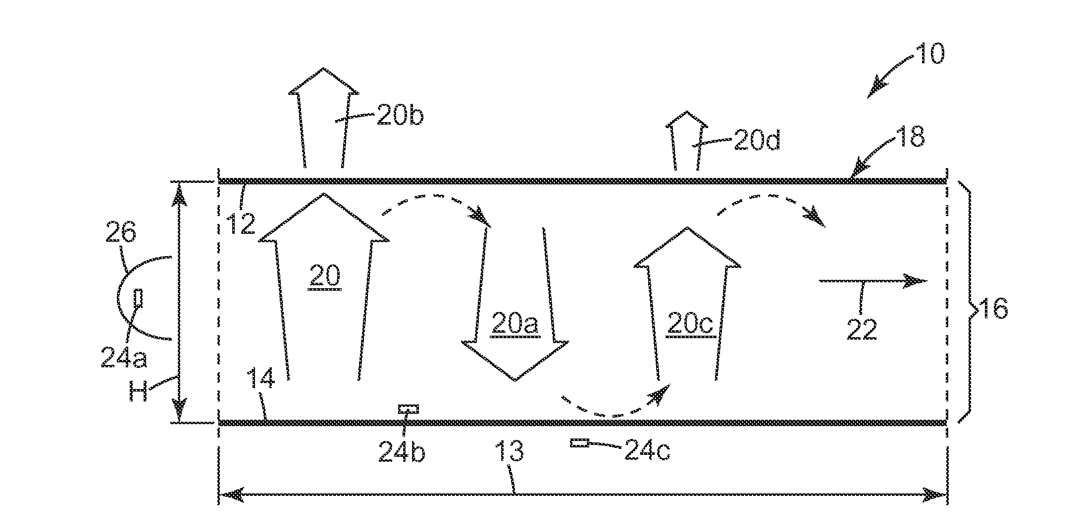 Illumination systems with sloped transmission spectrum front reflector