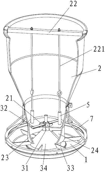 Wet-and-dry automatic feeding trough