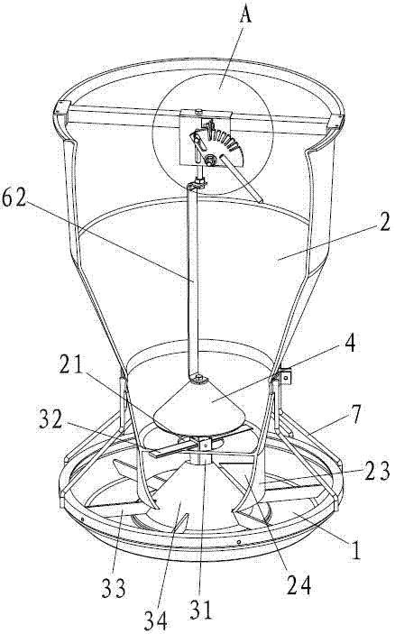 Wet-and-dry automatic feeding trough