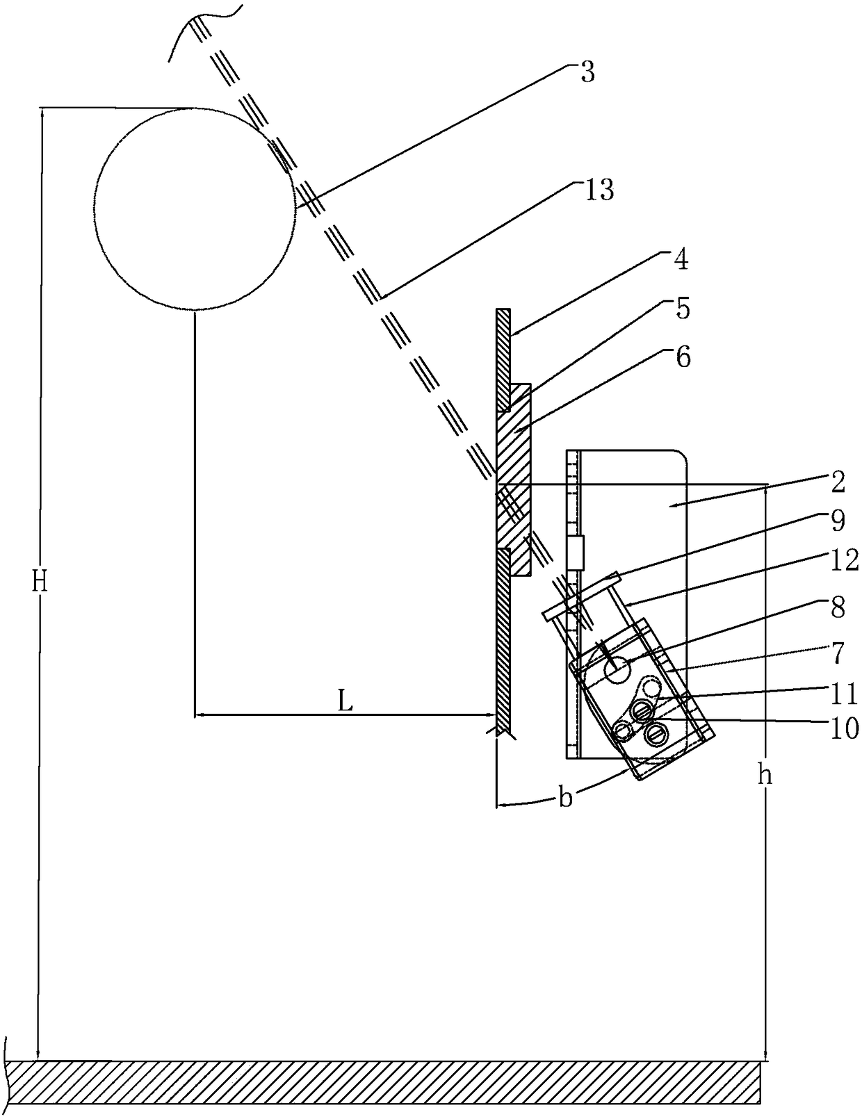 Method and device for accurately focusing light by diffuse reflection sensor