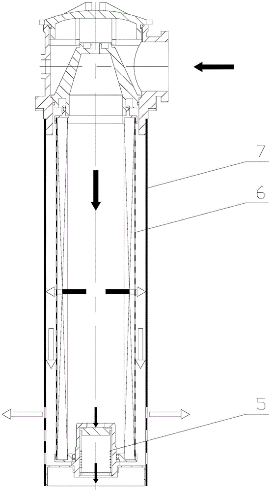 Backflow filter and method of filtering fluid therefor