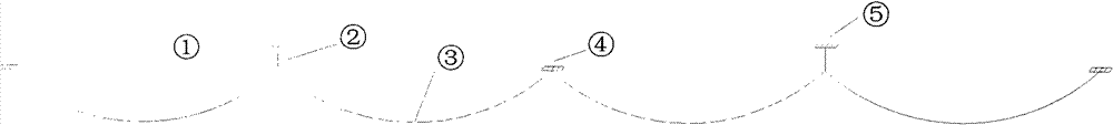 Method for calculating load of hanging point of power transmission line tower during conductor galloping