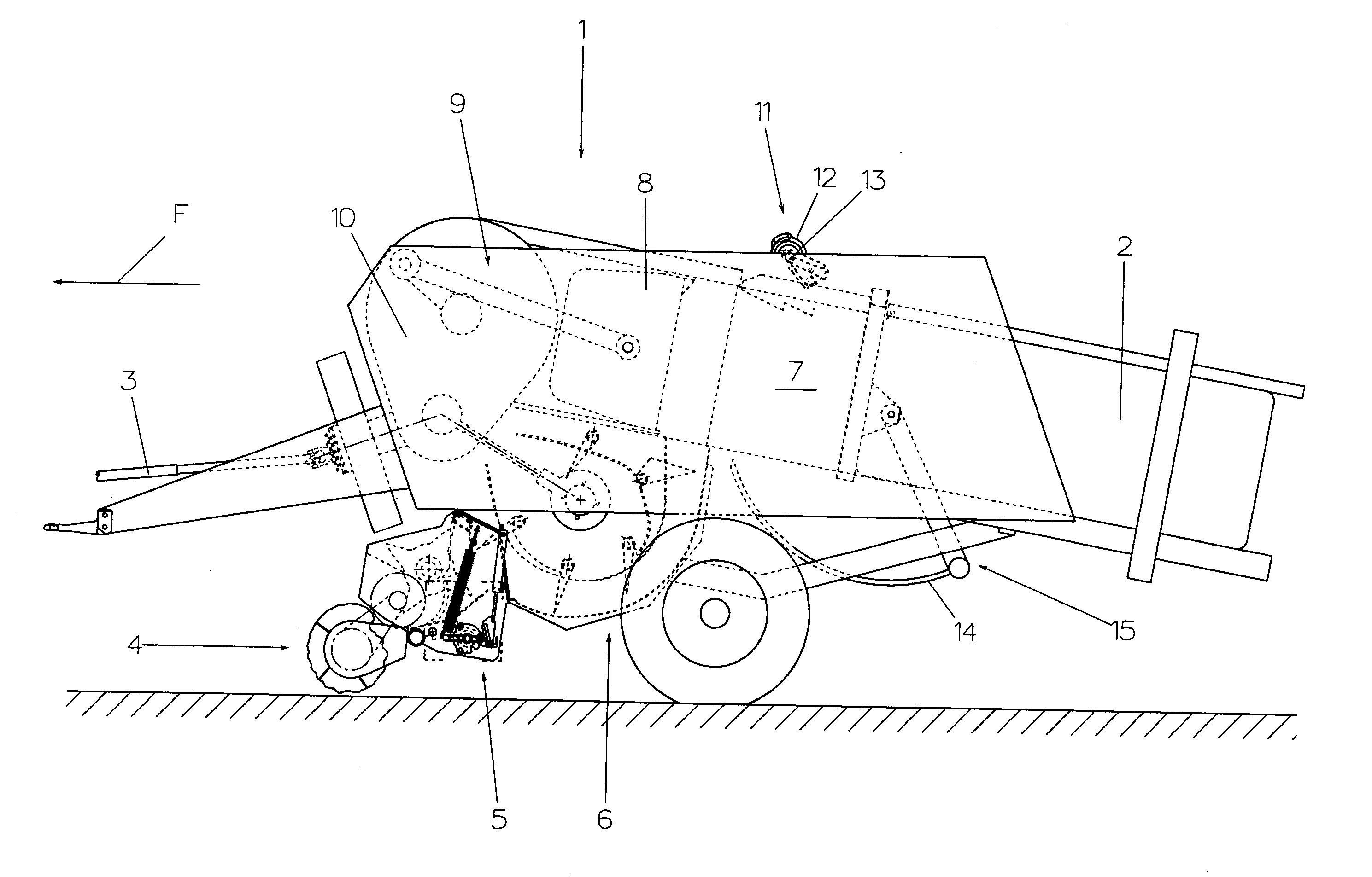 Baling Press for Large Bales