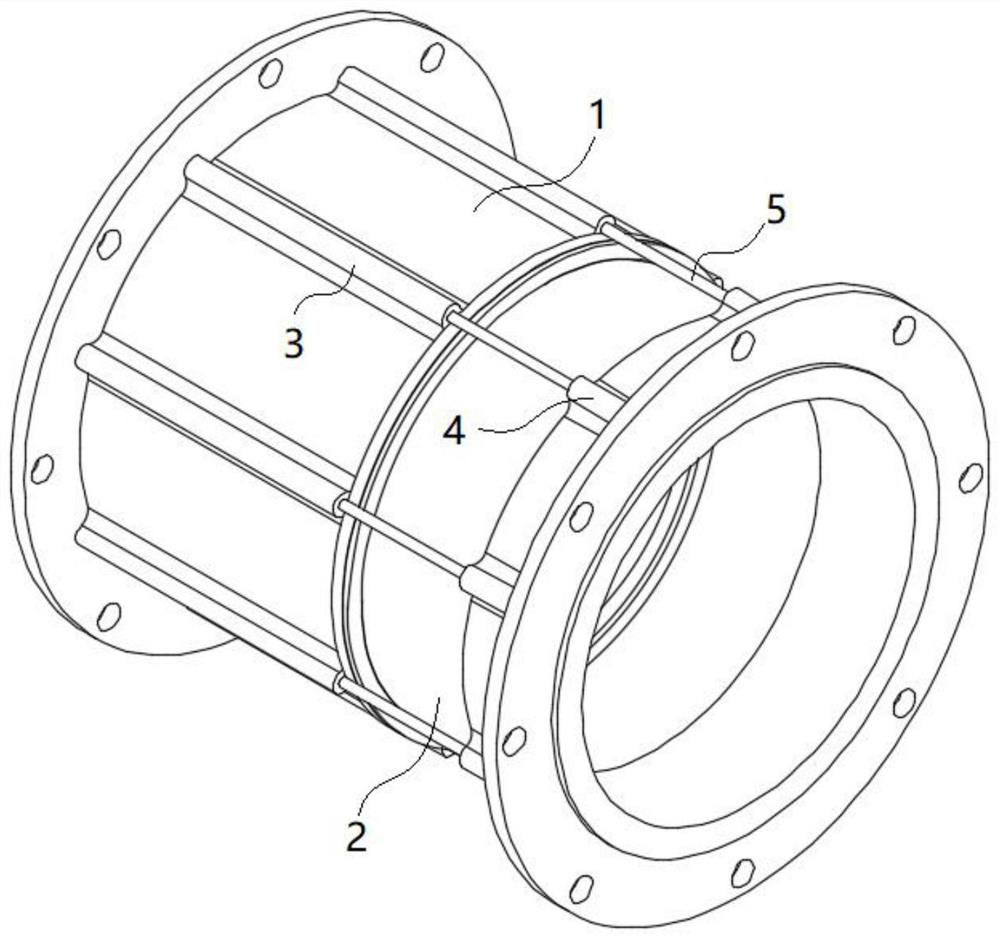 Telescopic high-pressure pipeline compensator