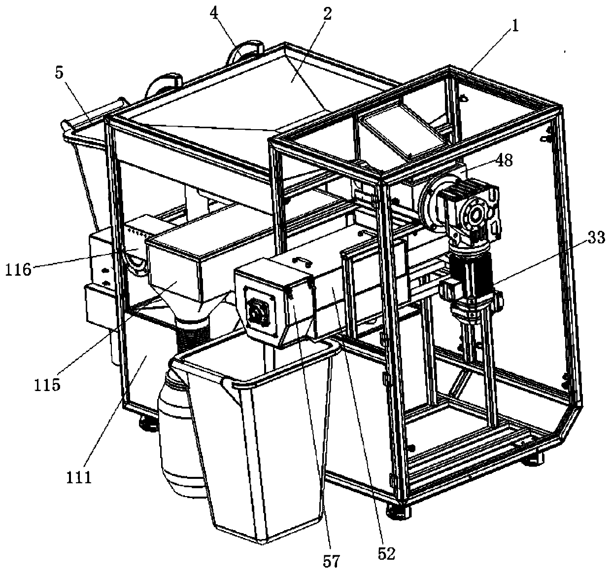 Remote monitoring control system for swill three-phase separation and monitoring method thereof