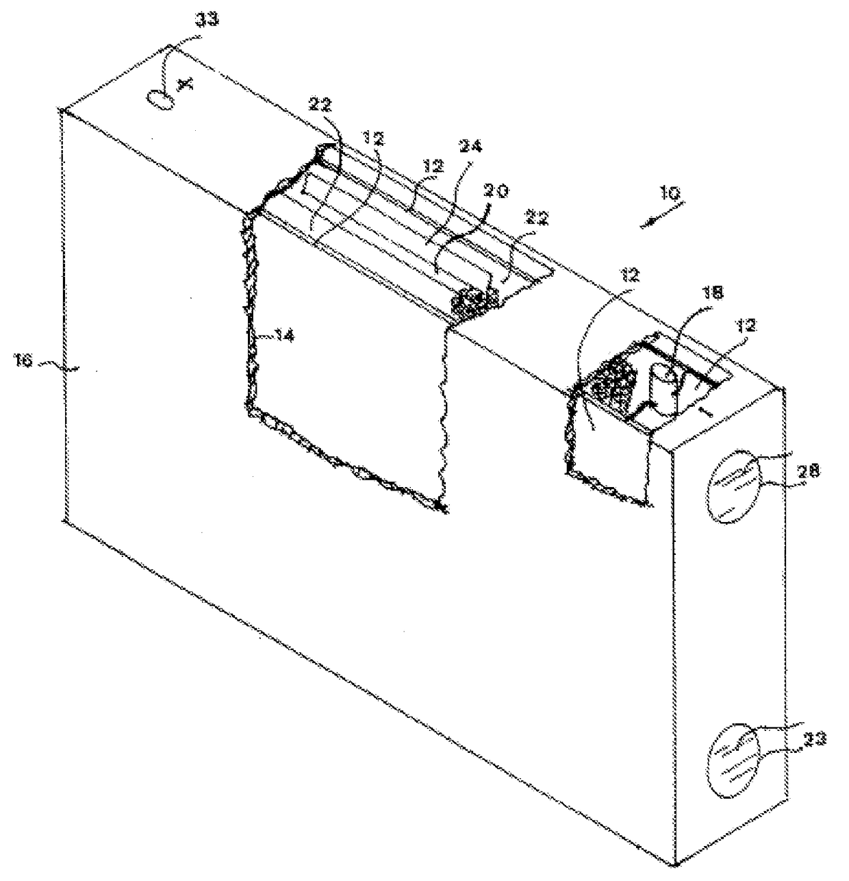 Water activated battery