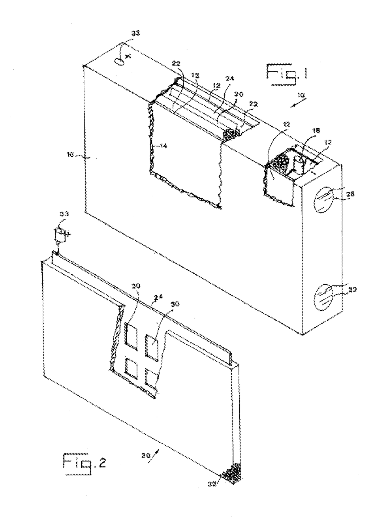 Water activated battery