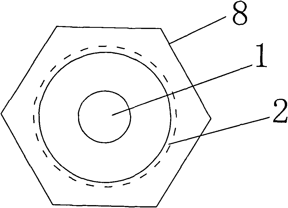 Pretensioning prestressed concrete pile, stretch-draw anchoring piece thereof and method for manufacturing stretch-draw anchoring piece