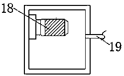 High-efficiency spinning dedusting device