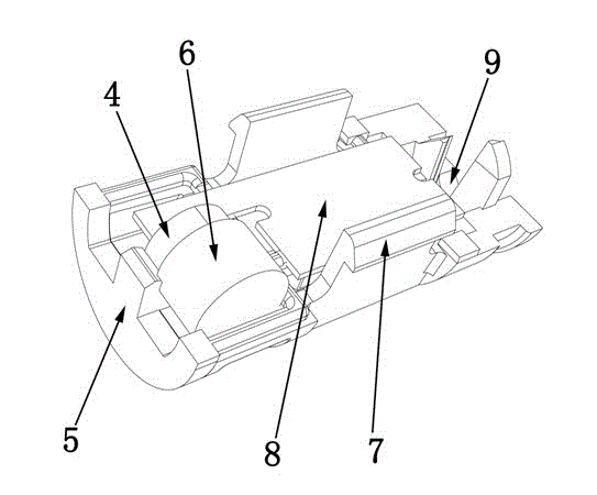 Vehicle-mounted microphone with casing adopting bi-color injection molding