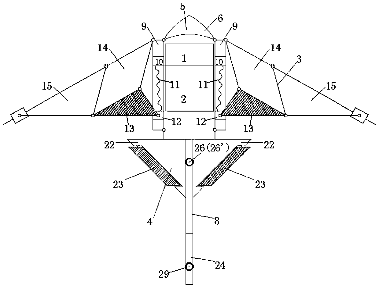 Bionic robot fish with pectoral fins foldable