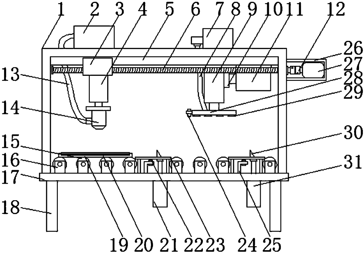 Lamination device for laminated glass