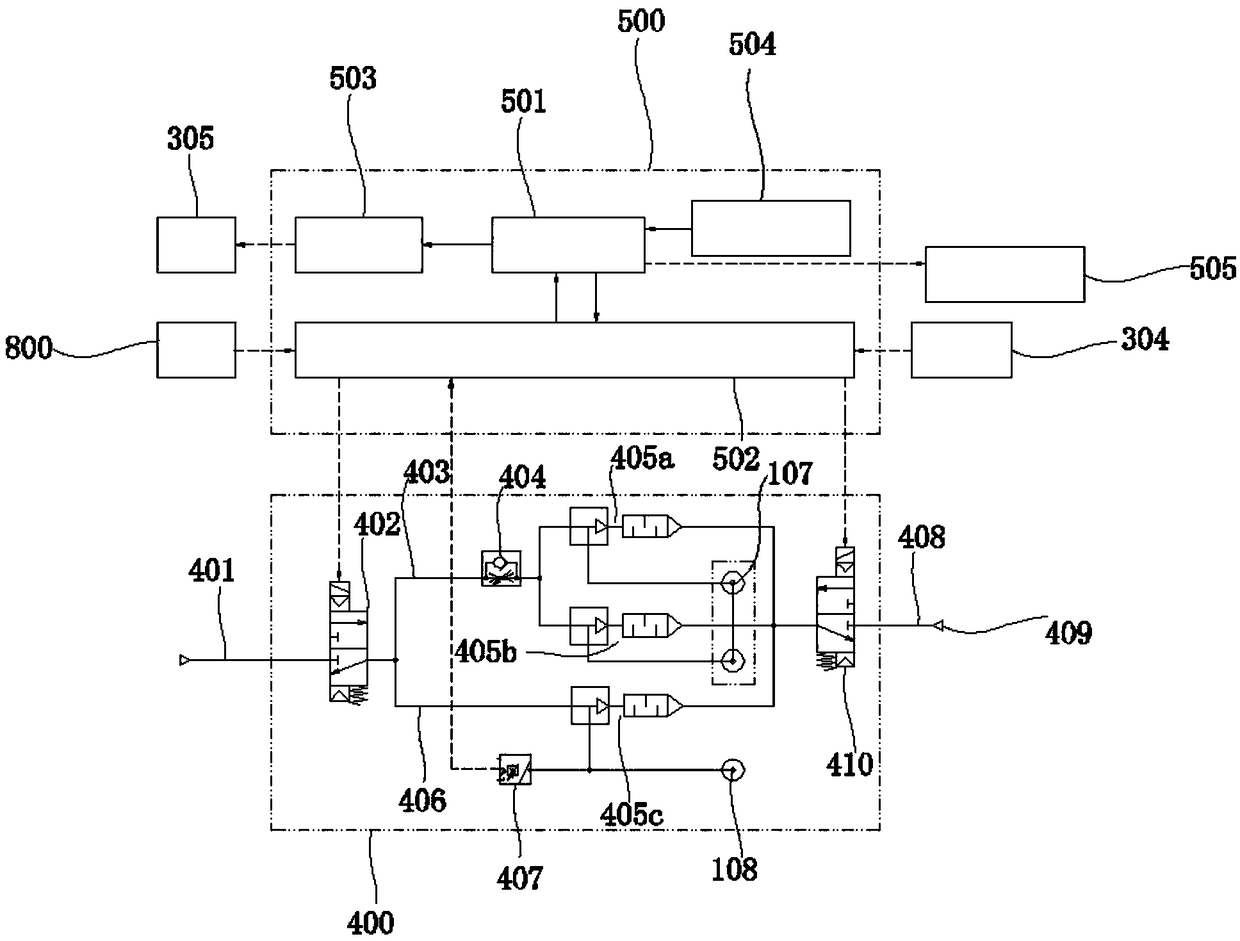 Device for feeding rod with lifting head