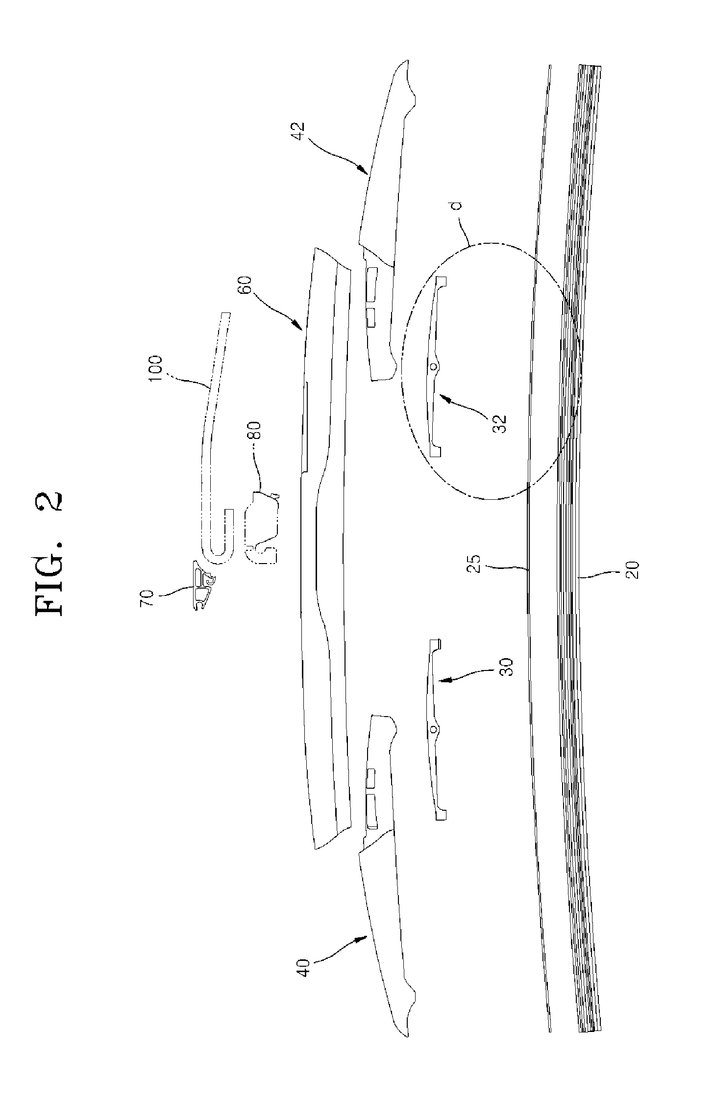 Wiper for vehicle having improved assembling efficiency and reduced weight