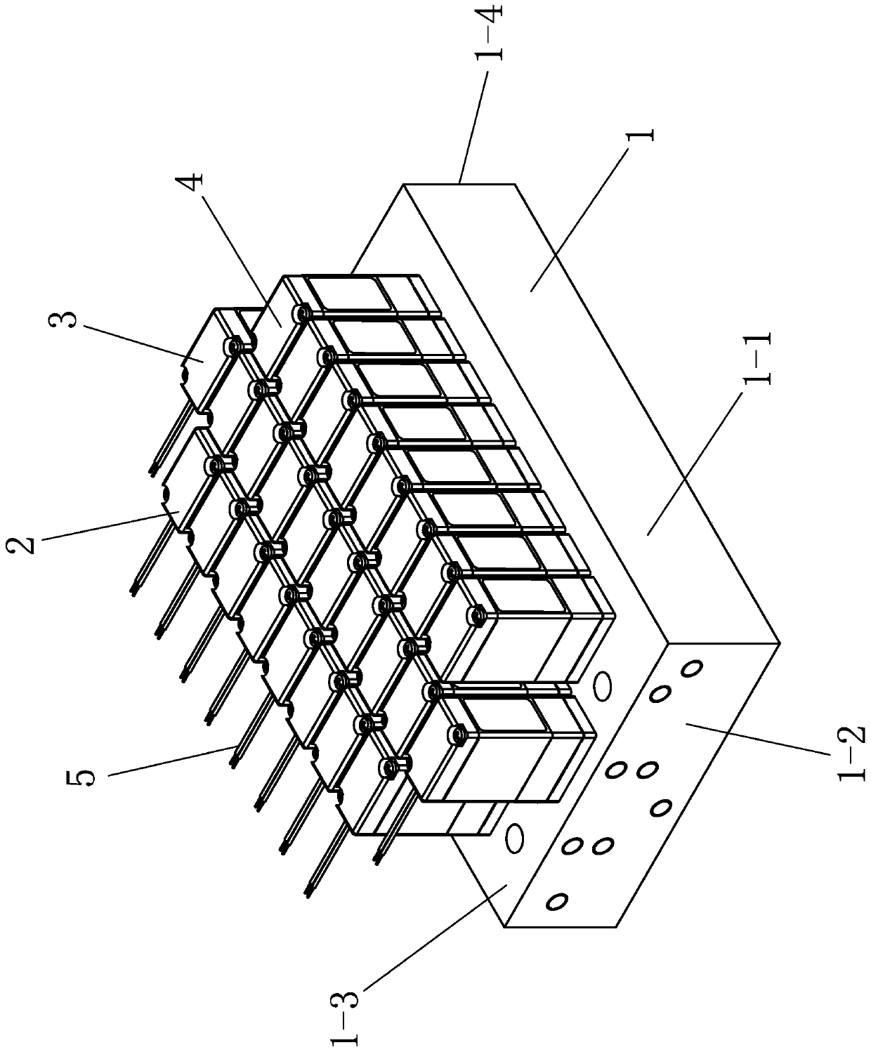 A column valve for continuous chromatographic separation and purification apparatus and its application method