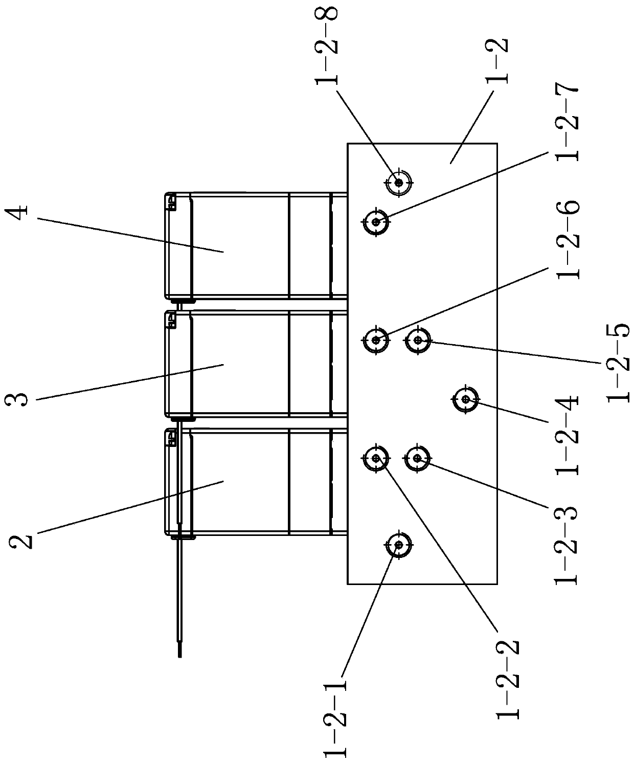 A column valve for continuous chromatographic separation and purification apparatus and its application method