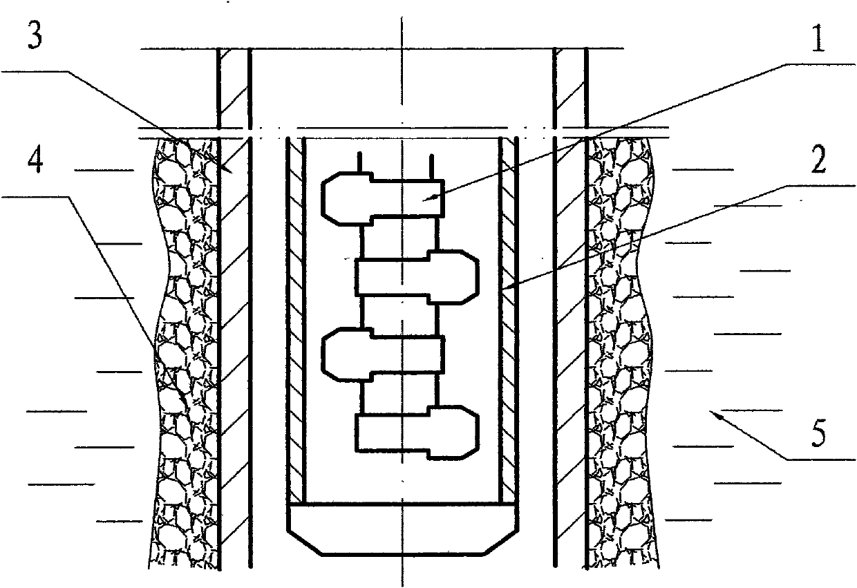 Body-free side detonation bidirectional perforator used for oil well