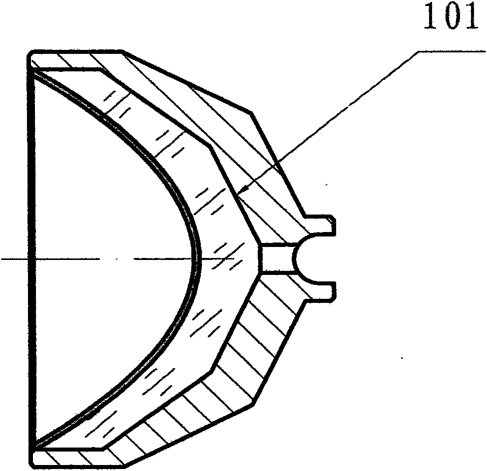 Body-free side detonation bidirectional perforator used for oil well