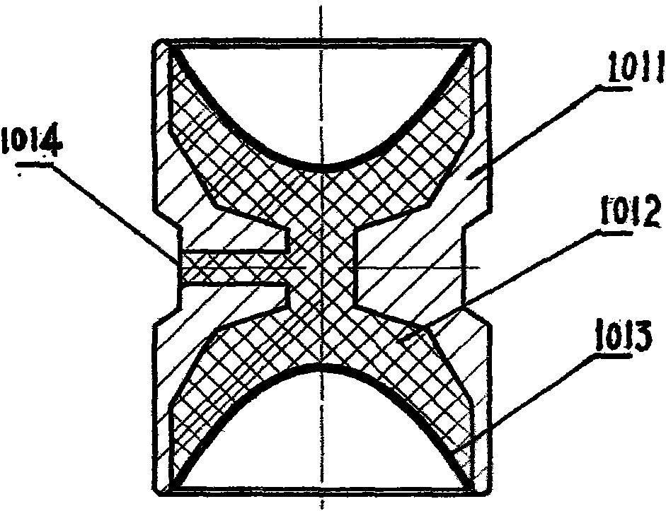 Body-free side detonation bidirectional perforator used for oil well