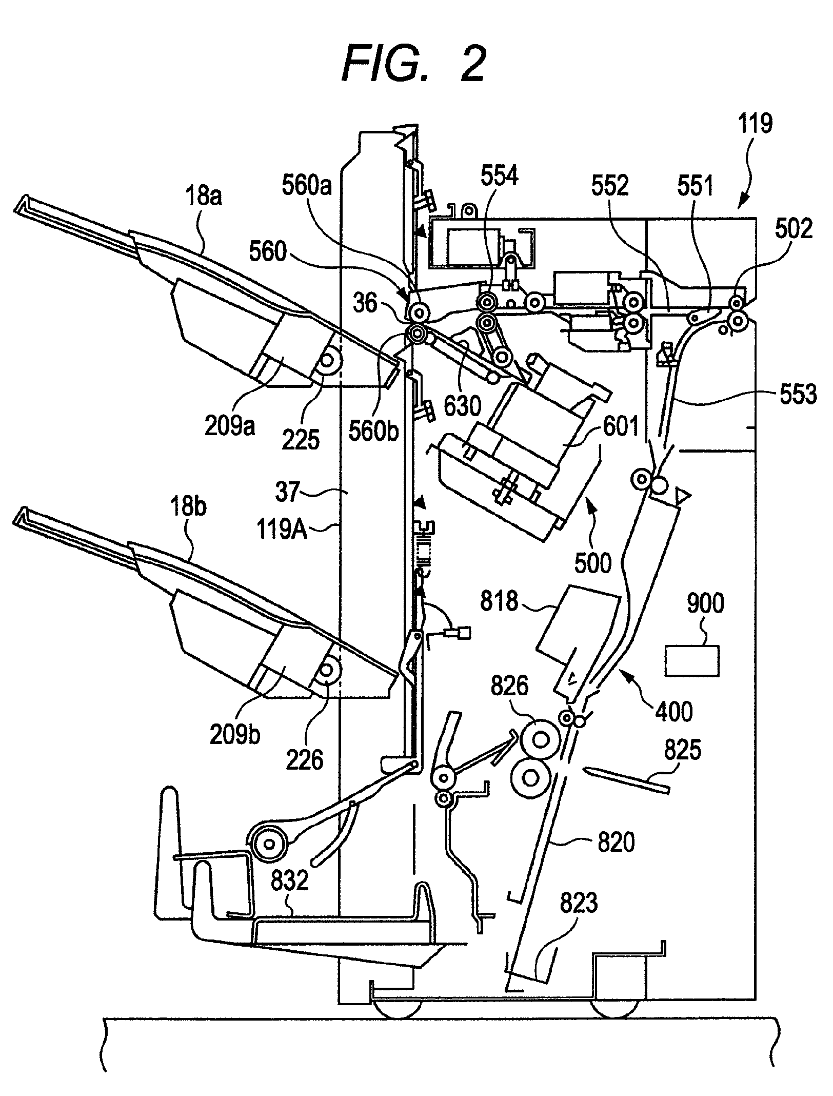 Device for aligning punched sheets