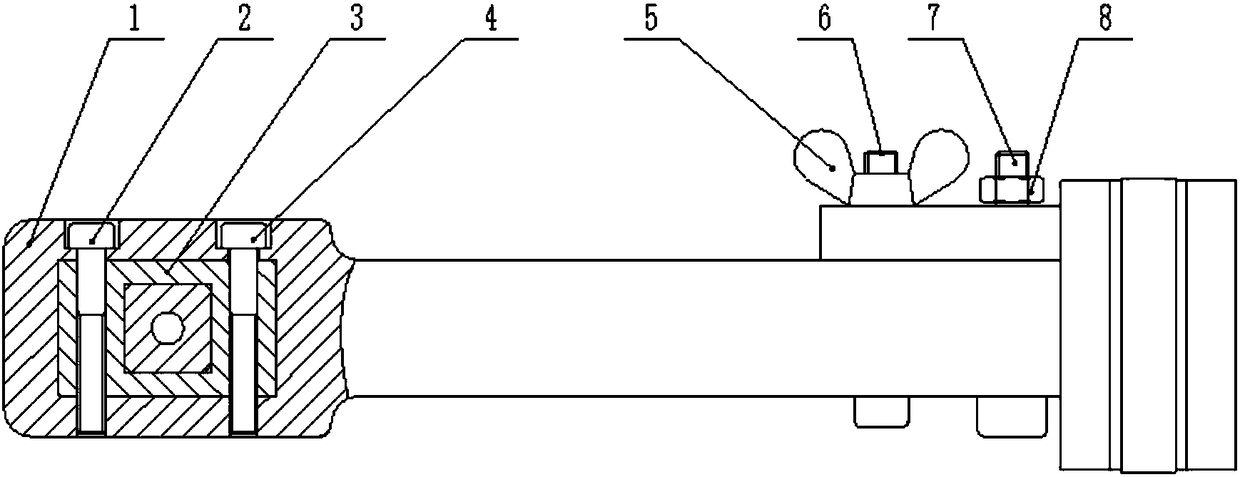 A special bolt dismounting and fixing device for a live working robot