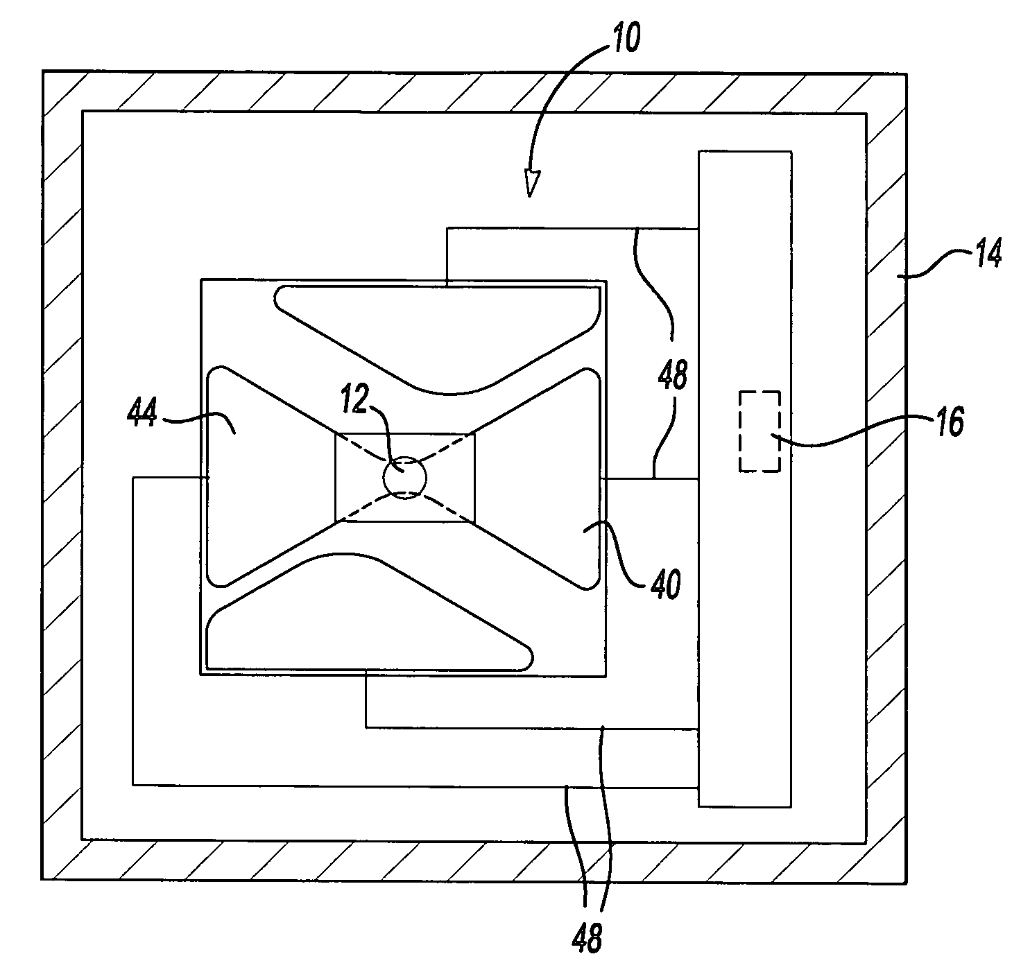 Full function initiator with integrated planar switch