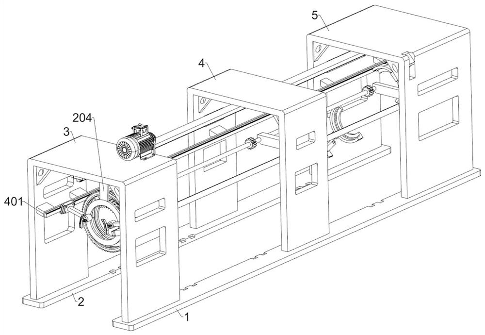 Automatic forming device for polyurethane lining pipeline