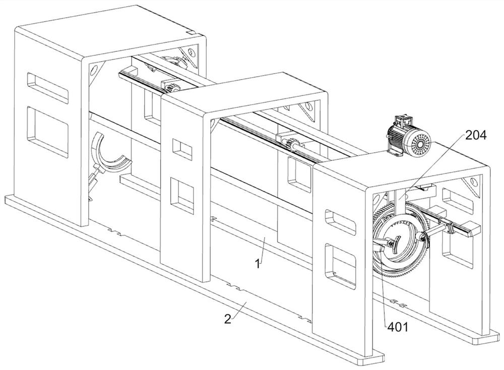 Automatic forming device for polyurethane lining pipeline