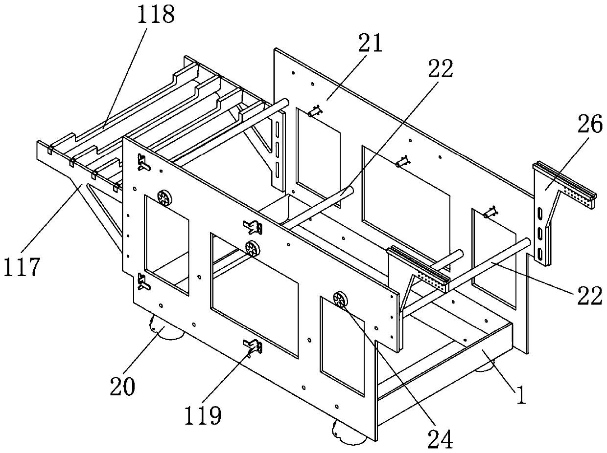 Full-automatic plastic bag arranging and binding system