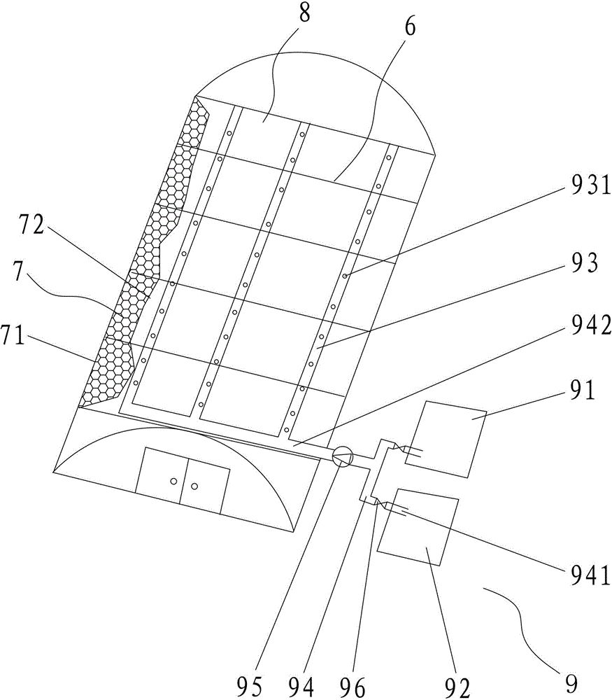 Greenhouse planting method of dendrobium officinale